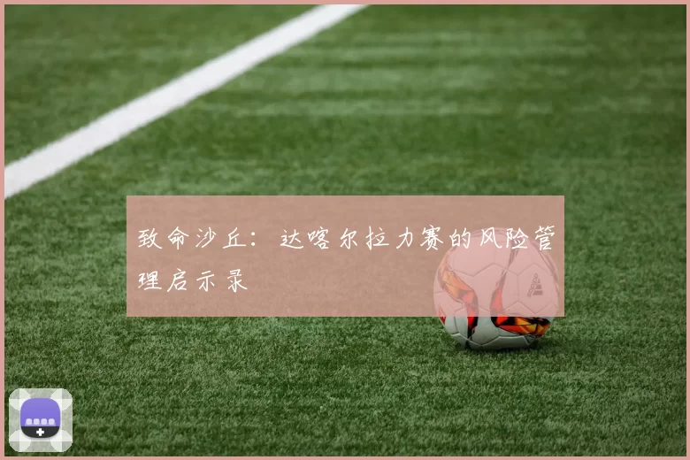 致命沙丘：达喀尔拉力赛的风险管理启示录